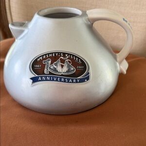 Hershey's Kisses Silver Anniversary Ceramic Pitcher